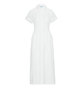 The Jamie Nap Dress in White Broderie Voile