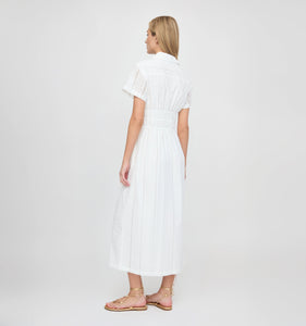 The Jamie Nap Dress in White Broderie Voile