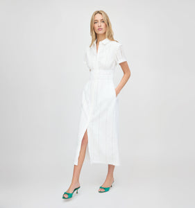 The Jamie Nap Dress in White Broderie Voile