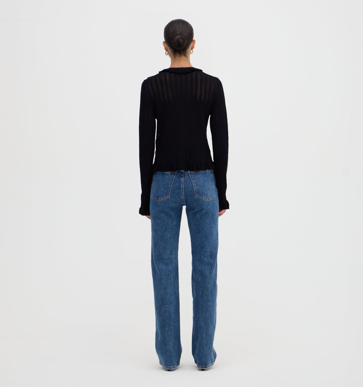 The Kyle Cardigan in Black