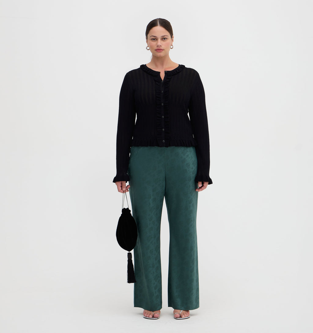 The Kyle Cardigan in Black