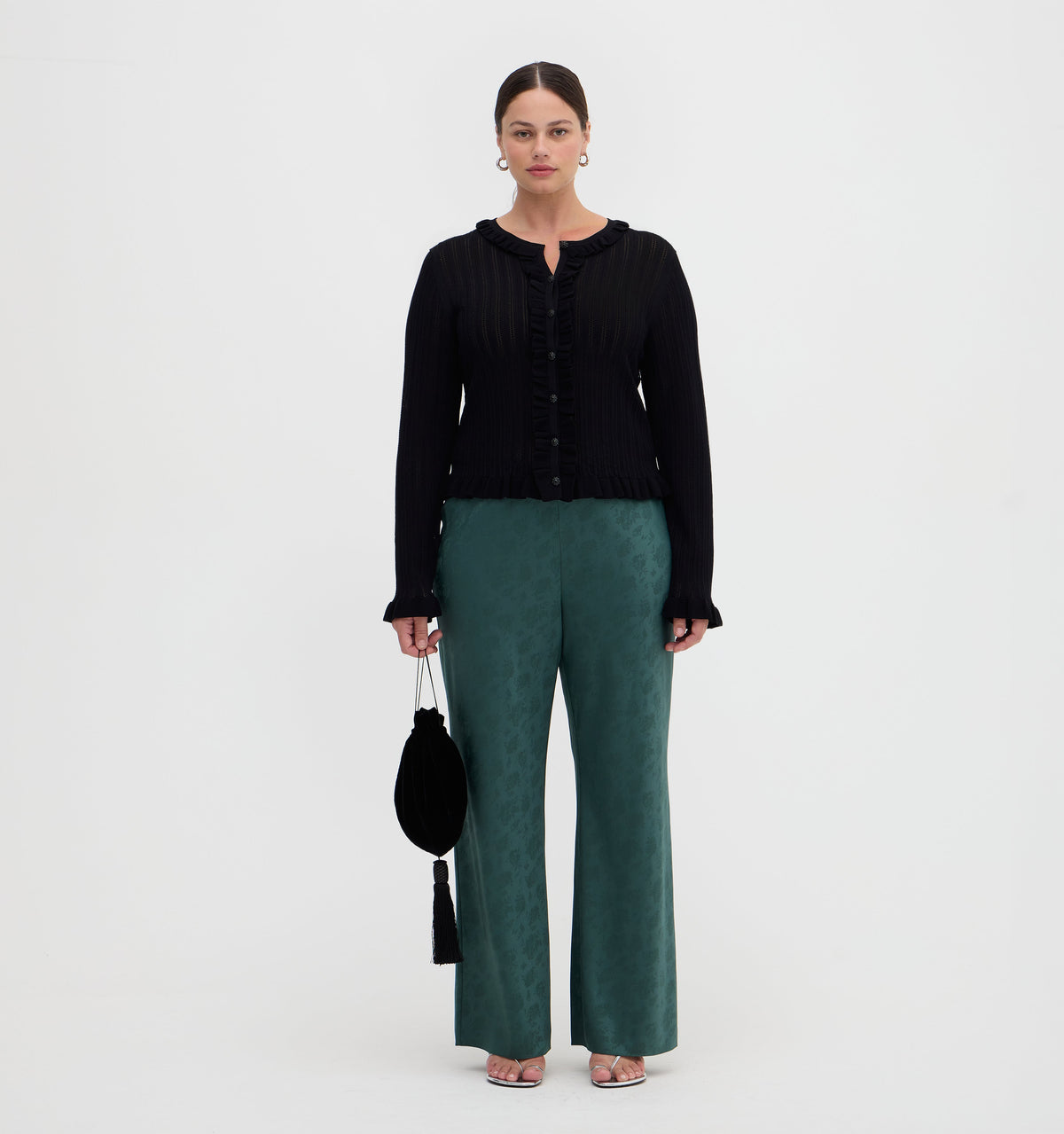 The Kyle Cardigan in Black