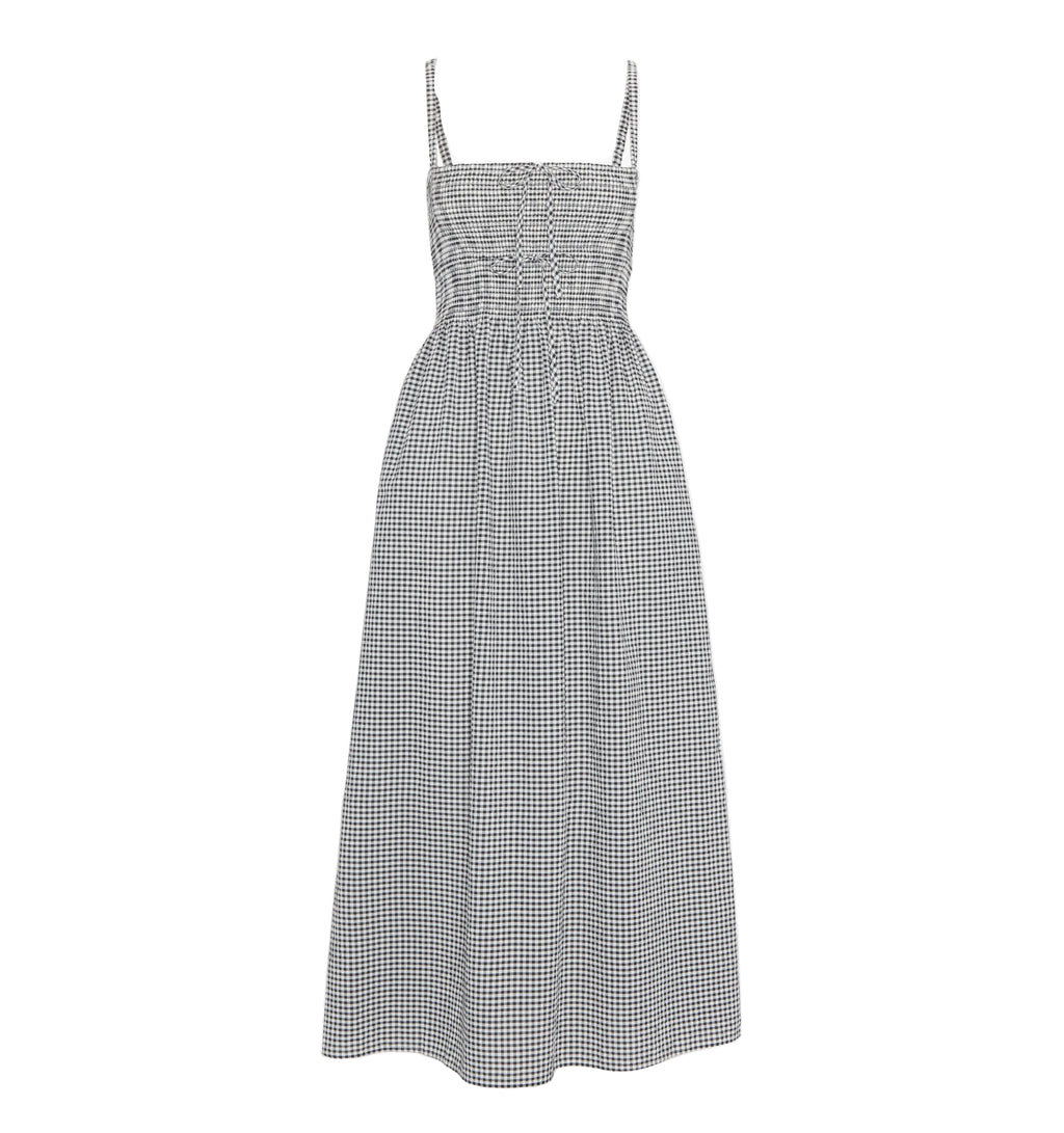 The Larissa Nap Dress | Black/Sand Gingham / XXL | | Hill House Home The Larissa Nap Dress | Black/Sand Gingham / XXL | | Hill House Home