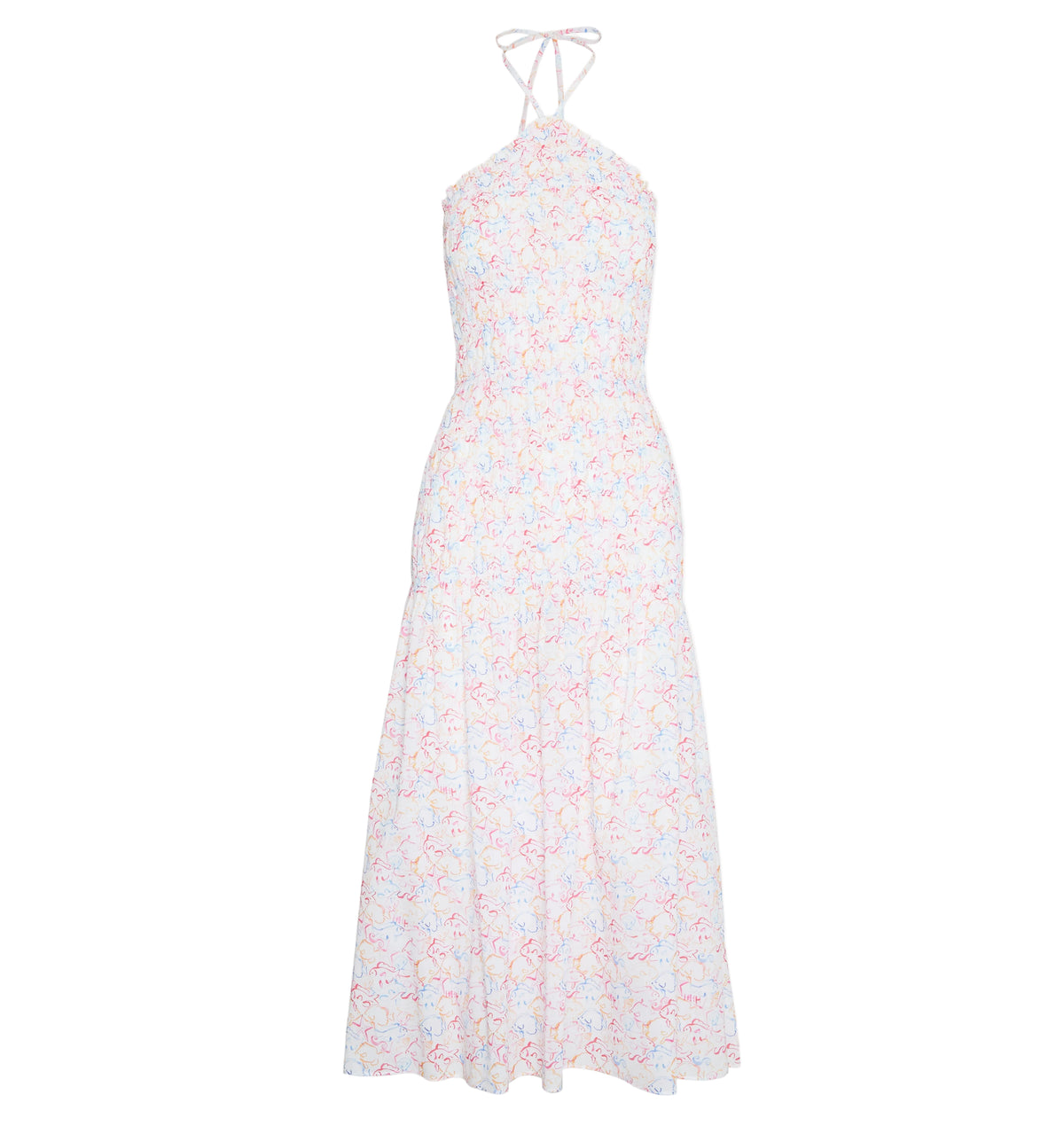 The Lenora Beach Dress in Camo Fish