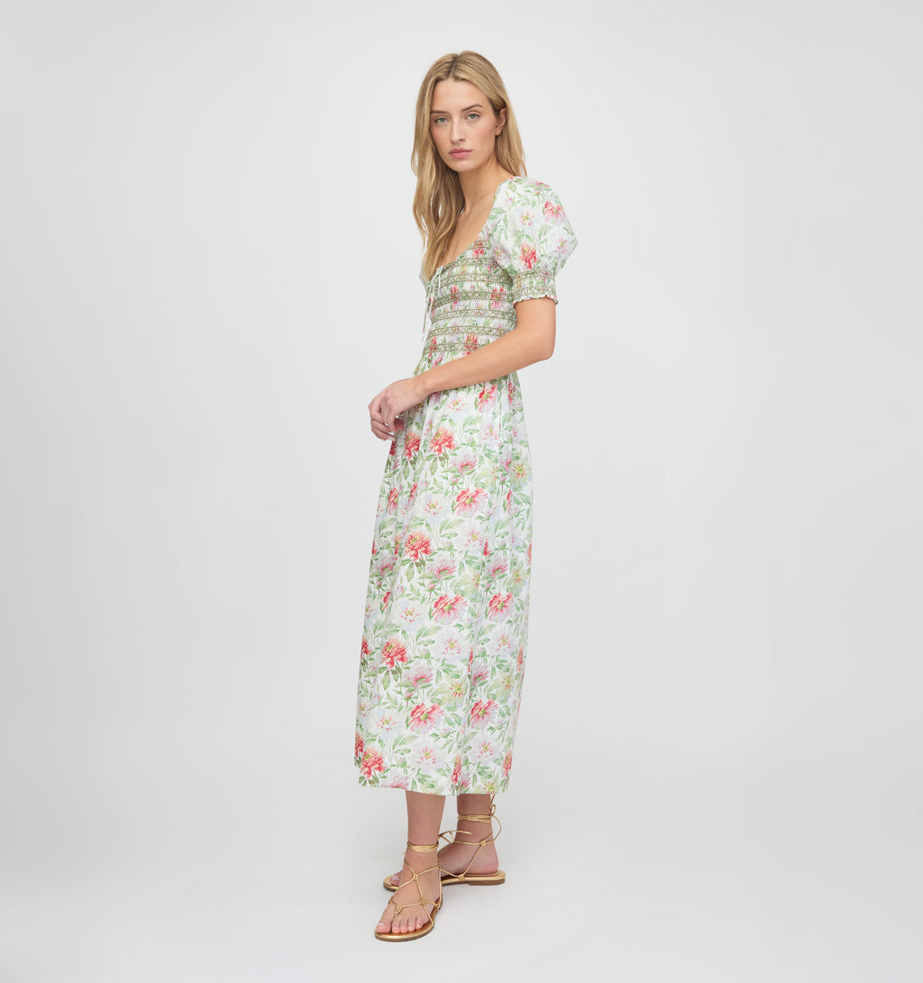 The Madeline Nap Dress in Peony Chintz