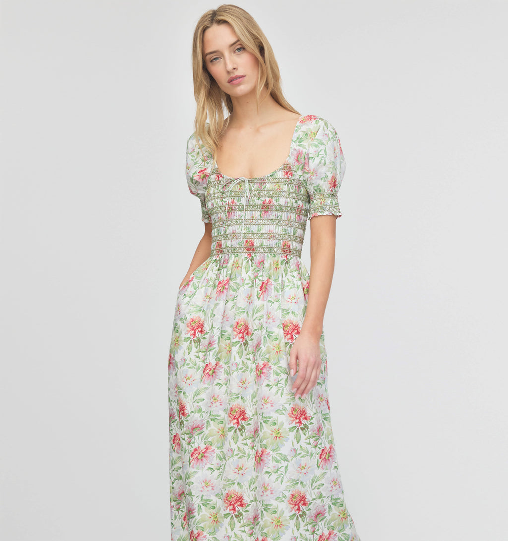 The Madeline Nap Dress in Peony Chintz