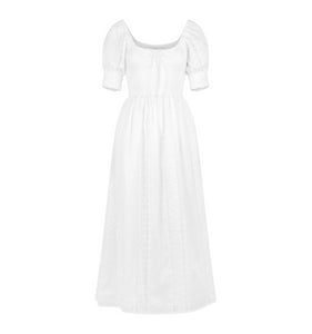 The Madeline Nap Dress - White Broderie Voile