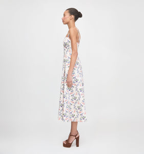 The Margot Dress in Pink Scallop Bow Chintz