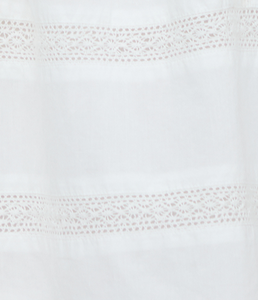 The Marin Mini Dress in White Voile