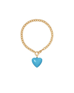 The Mini Puffy Heart Bracelet