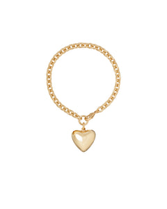 The Mini Puffy Heart Bracelet