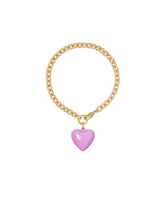 The Mini Puffy Heart Bracelet