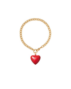 The Mini Puffy Heart Bracelet