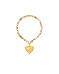 The Mini Puffy Heart Bracelet