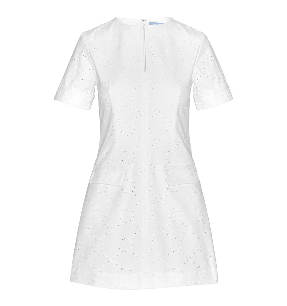 The Renata Dress in Ivory Eyelet