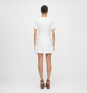 The Renata Dress in Ivory Eyelet