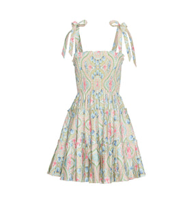 The Ribbon Charlotte Nap Dress in Sea Scroll