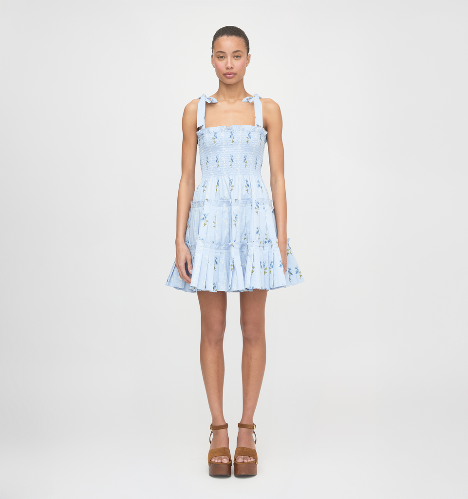 The Ribbon Charlotte Nap Dress in Bluebell Waltz