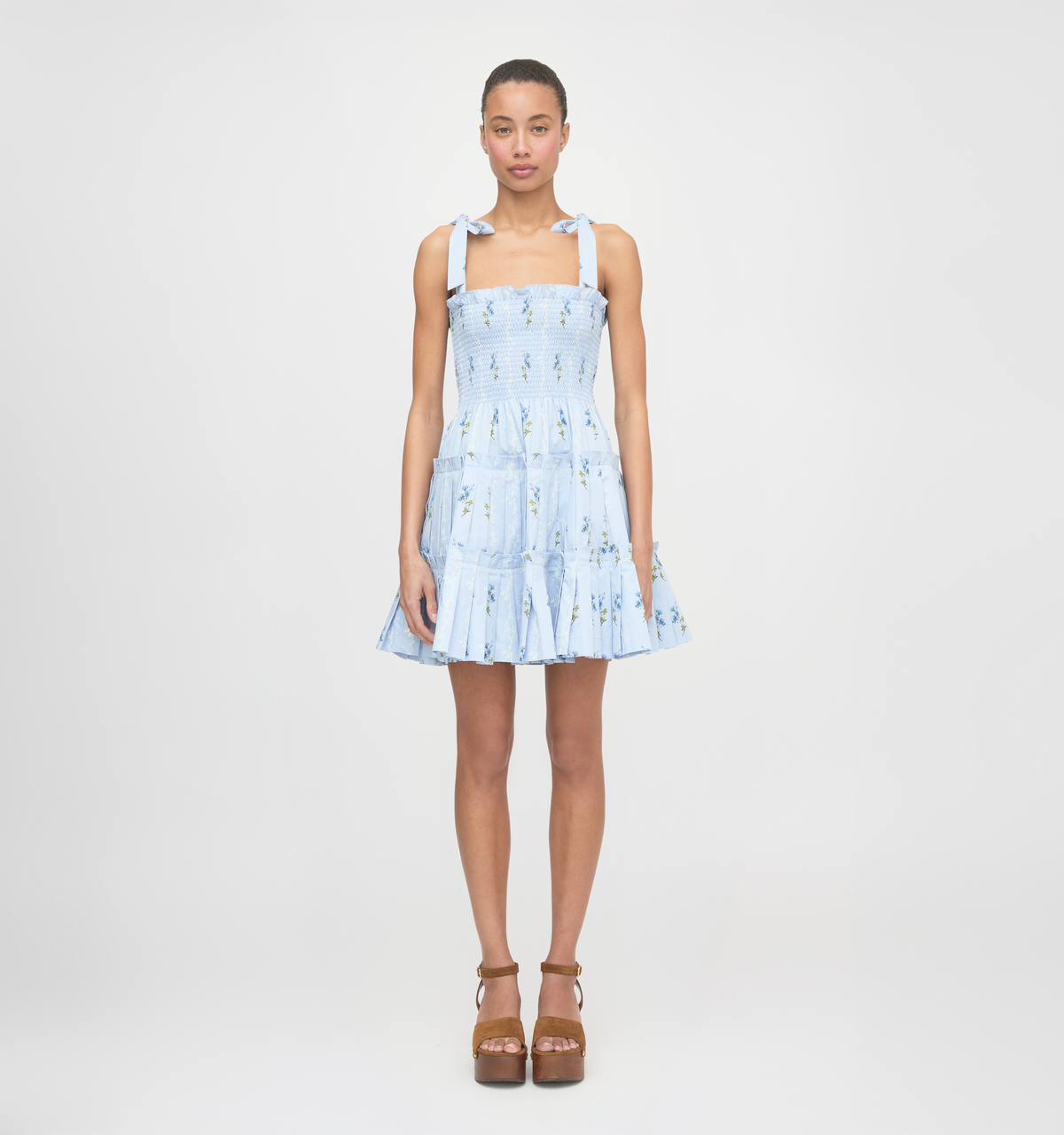 The Ribbon Charlotte Nap Dress in Bluebell Waltz