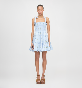 The Ribbon Charlotte Nap Dress in Bluebell Waltz