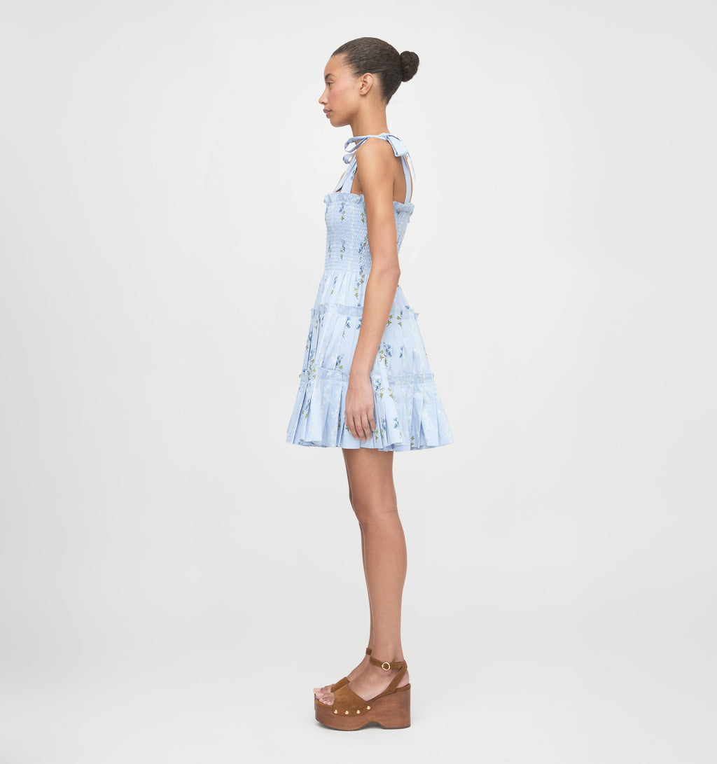 The Ribbon Charlotte Nap Dress in Bluebell Waltz