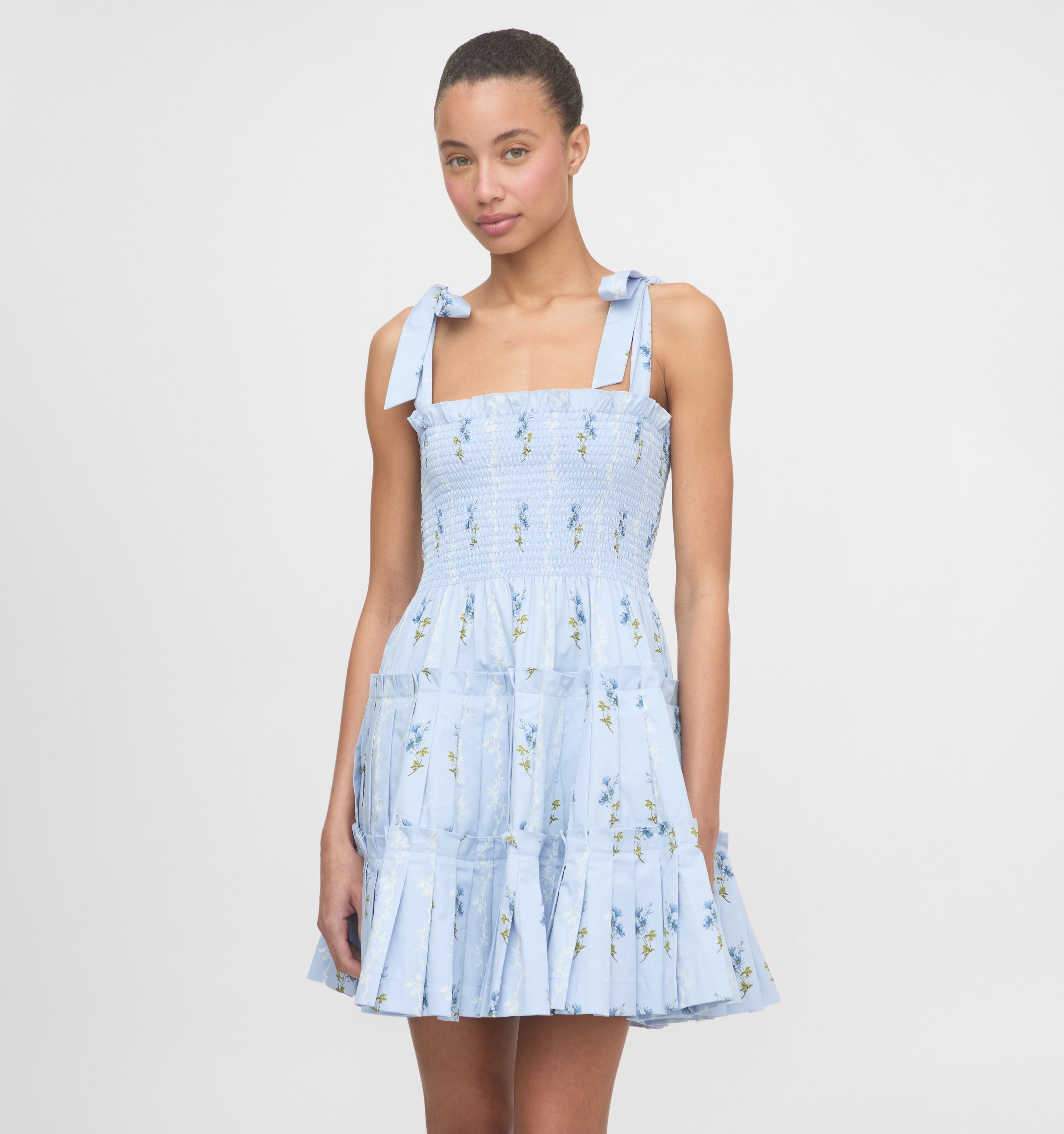 The Ribbon Charlotte Nap Dress in Bluebell Waltz