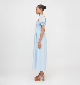 The Scarlett Nap Dress in Pale Blue