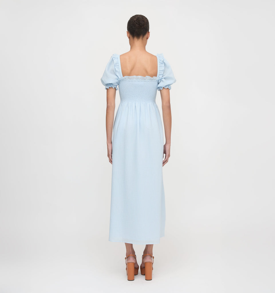 The Scarlett Nap Dress in Pale Blue