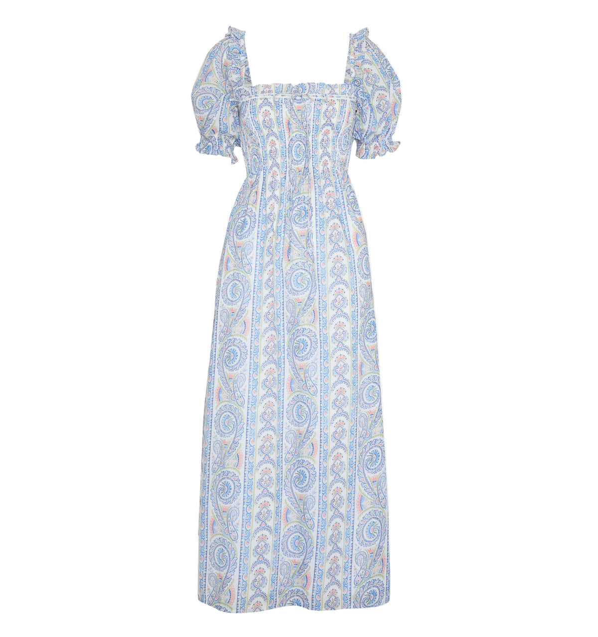 The Scarlett Nap Dress in Blue Corsica Paisley