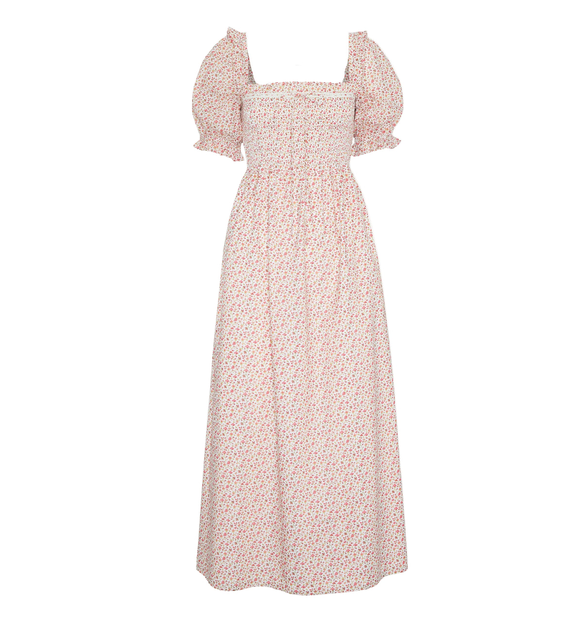 The Scarlett Nap Dress in Ivory Geo Ditsy