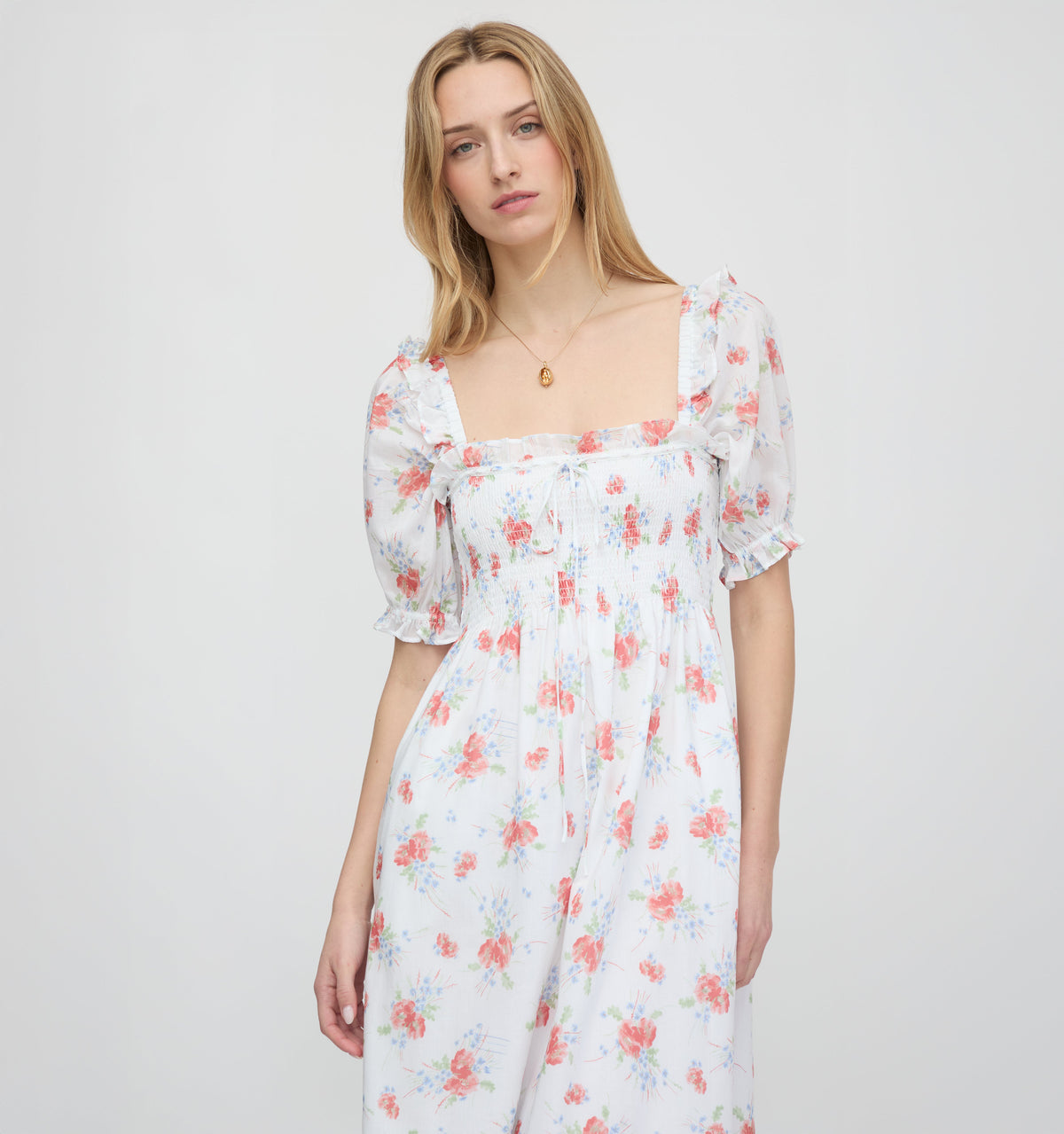 The Scarlett Nap Dress in Sunburst Blossoms