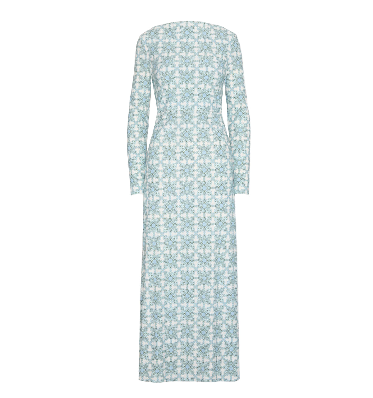 The Selene Dress in Byzantine Tile