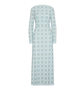 The Selene Dress in Byzantine Tile