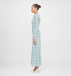 The Selene Dress in Byzantine Tile