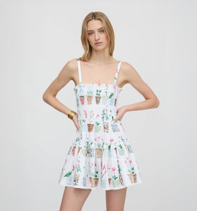 The Seraphina Mini Nap Dress in Flower Pots