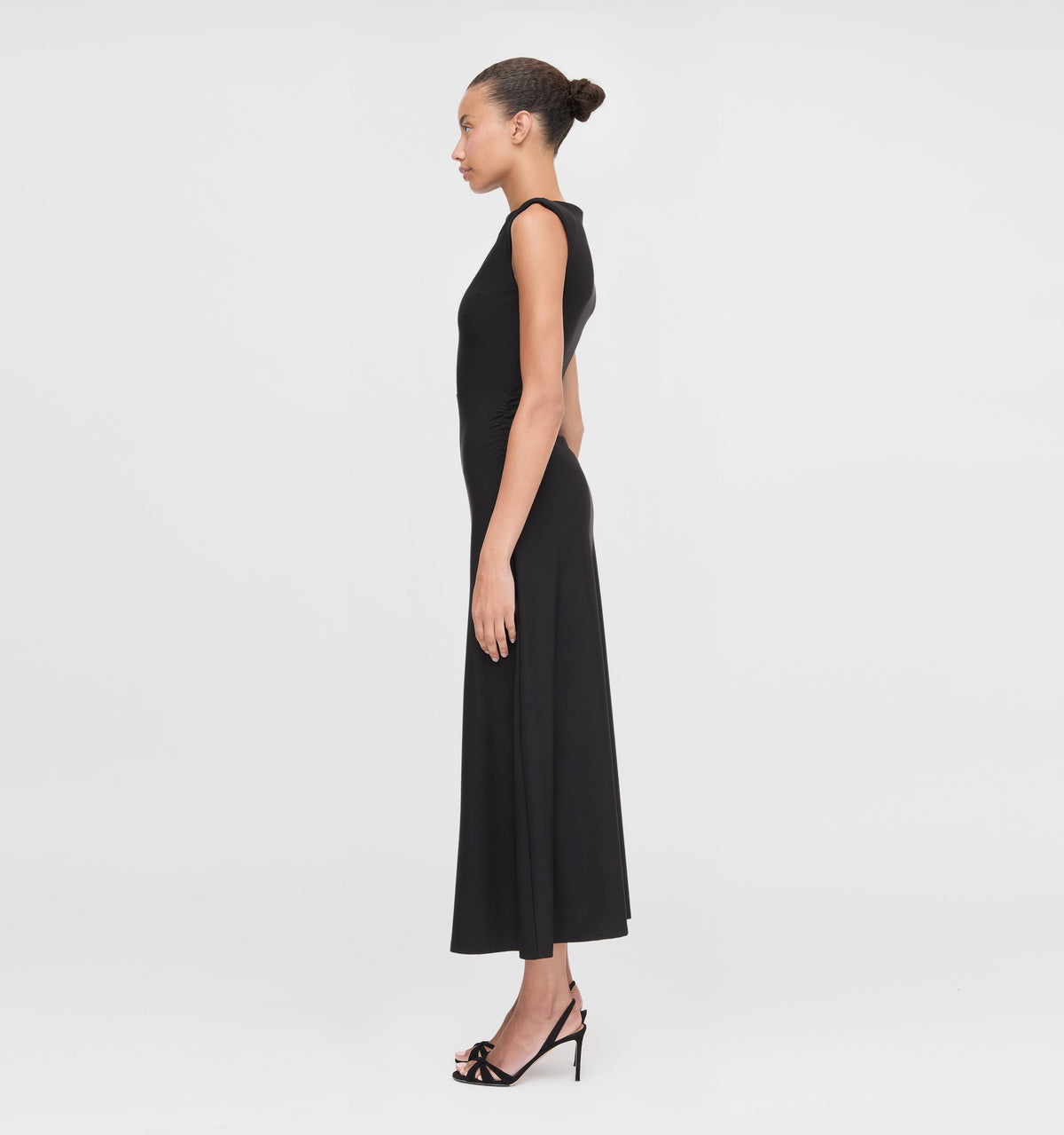 The Sloane Dress in Black Jersey