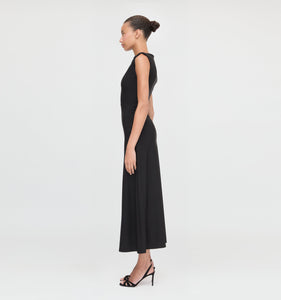 The Sloane Dress in Black Jersey