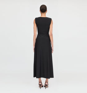 The Sloane Dress in Black Jersey