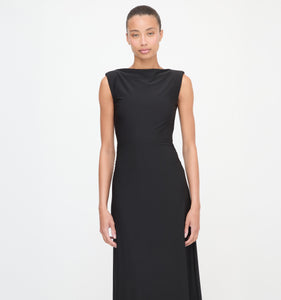The Sloane Dress in Black Jersey