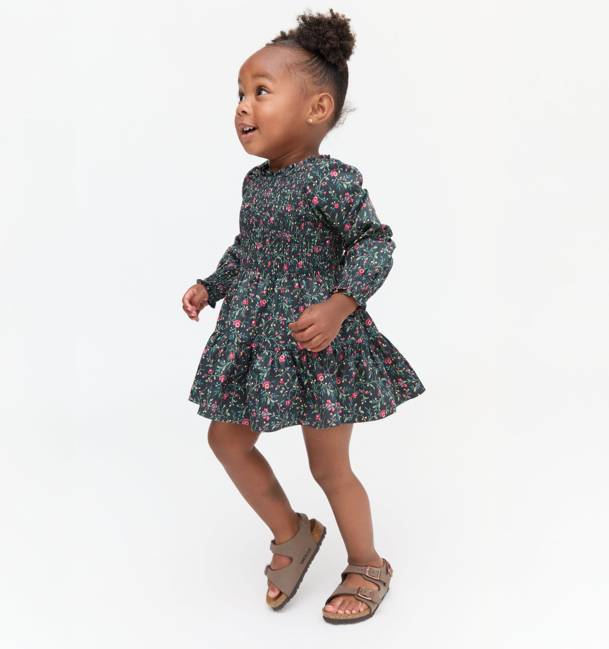 The Tiny Viviana Nap Dress in Florentine Ditsy