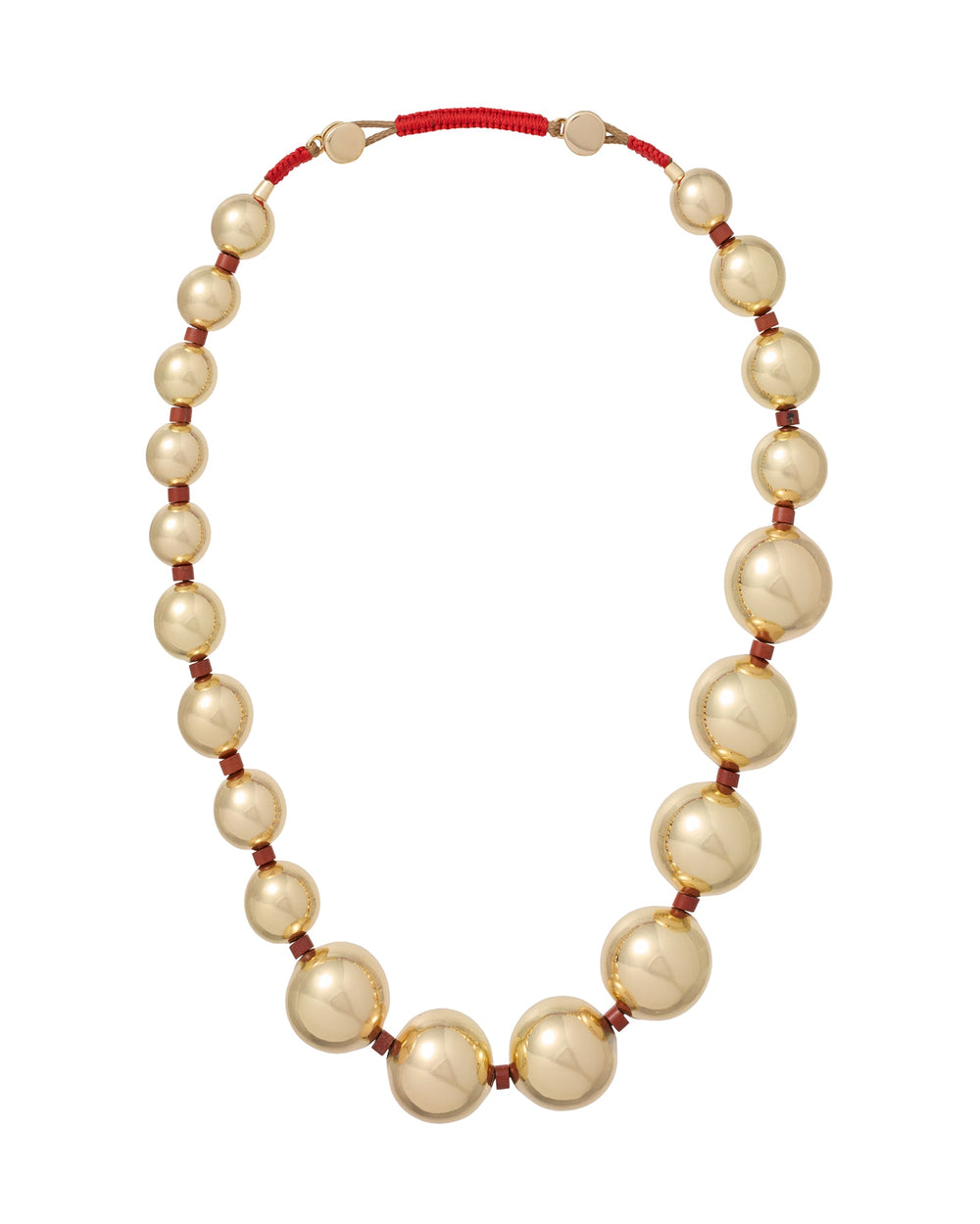 The Very Big Bead Necklace in Gold