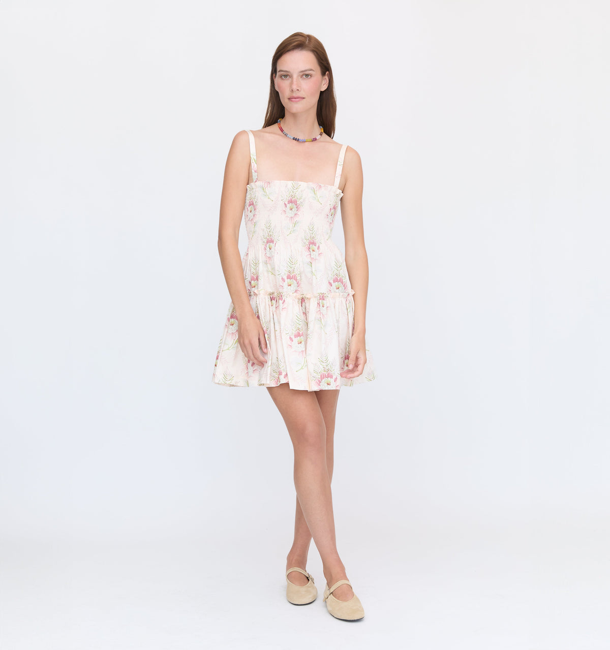 The Seraphina Mini Nap Dress in Paradise Floral