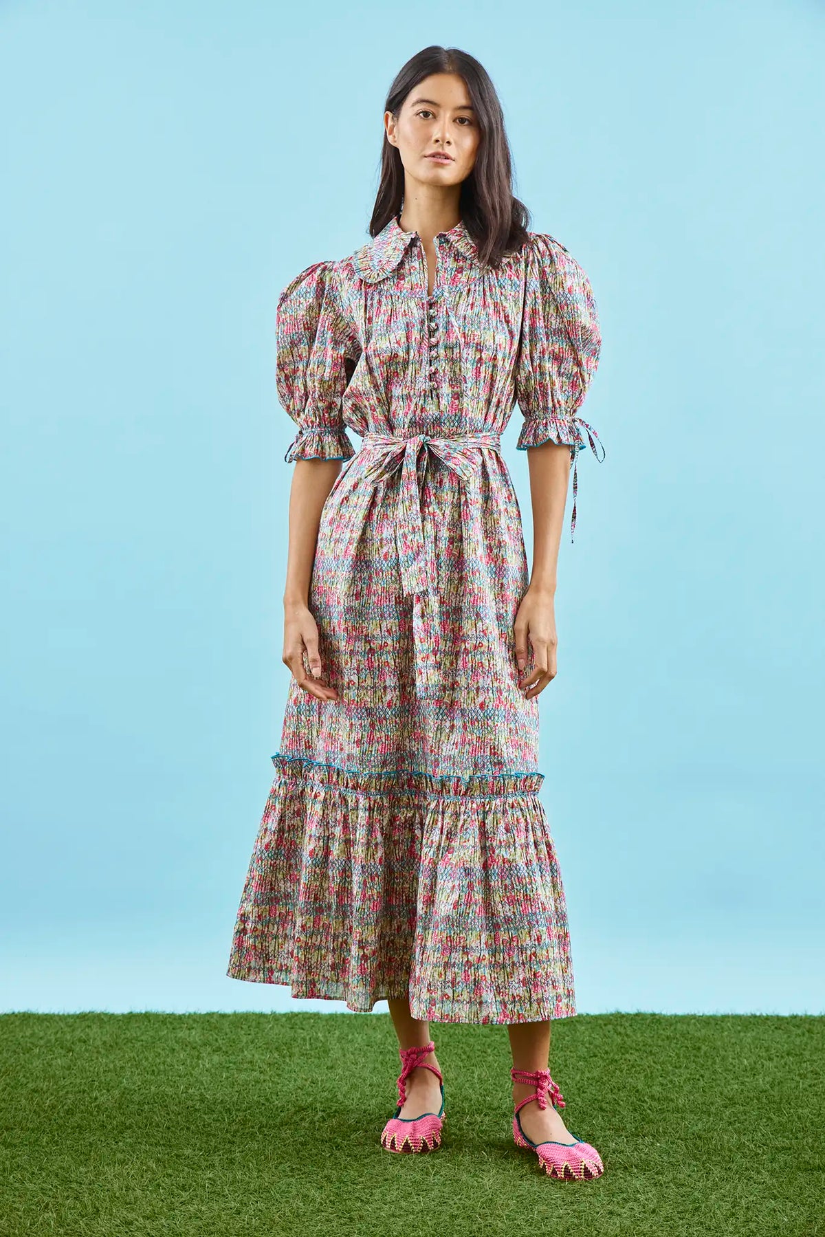 Theresa Dress in Elysian Smock
