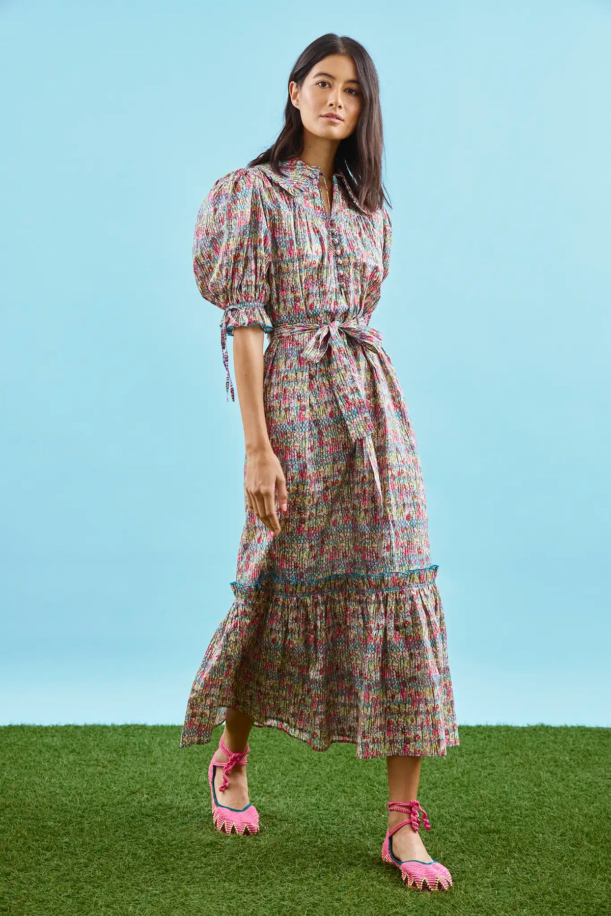Theresa Dress in Elysian Smock