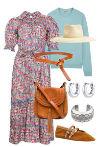 Theresa Dress in Elysian Smock