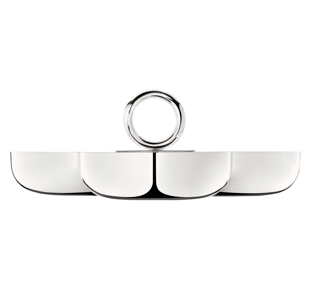 Vertigo Silver-plated 3-Part Server, Large