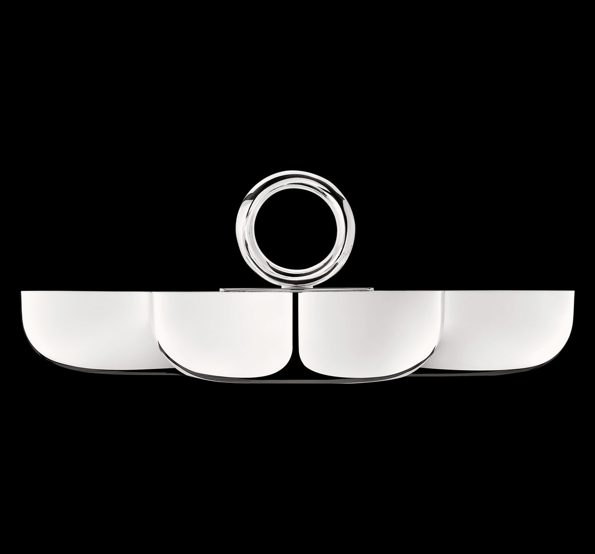 Vertigo Silver-plated 3-Part Server, Large