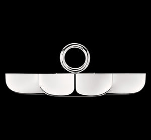 Vertigo Silver-plated 3-Part Server, Large