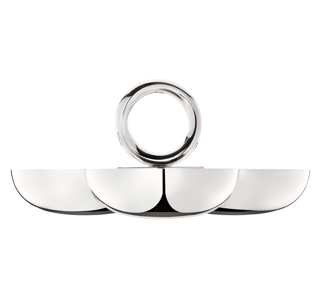 Vertigo Silver-plated 3-Part Server, Small