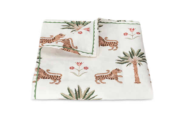 Matouk Schumacher Tiger Palm Tablecloth | Over The Moon